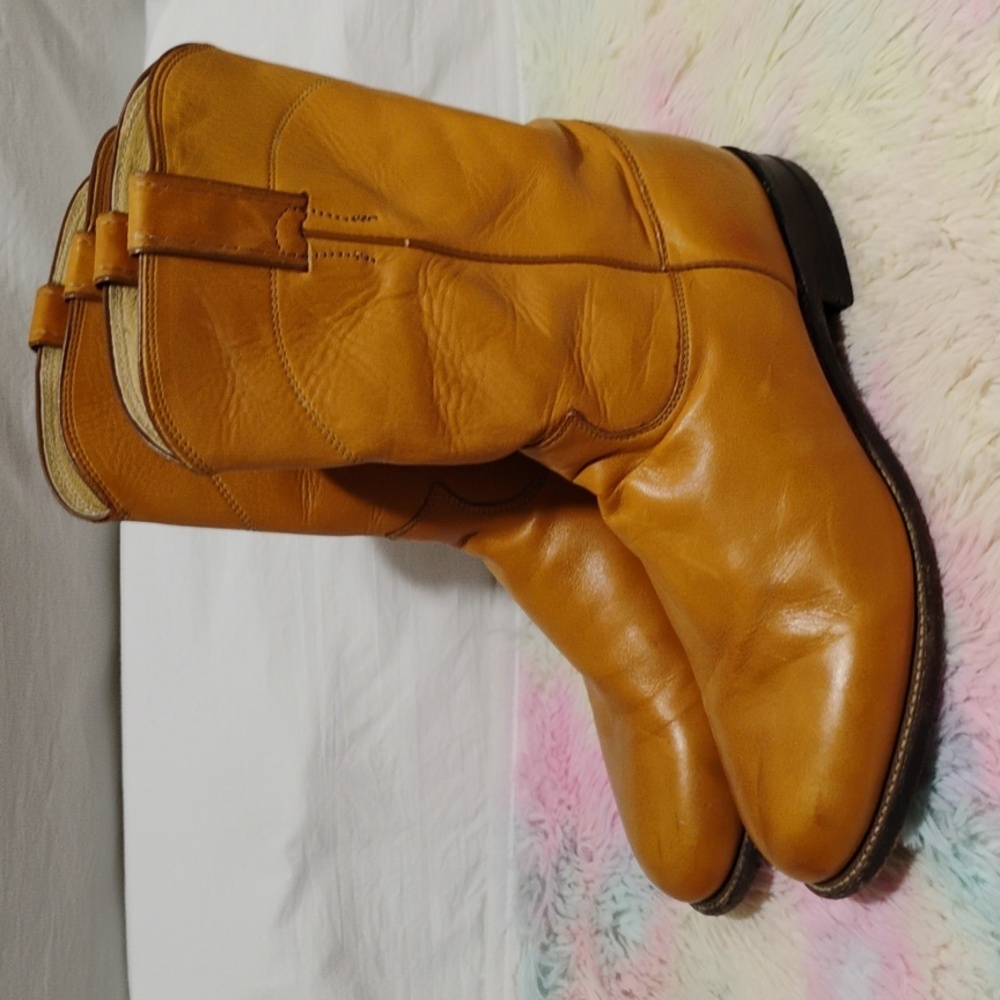 SALE! Justin Boots Men's Size 10 Boots Gently Worn (#8 CRATE) - Picture 1 of 12